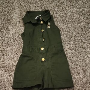 Disney x Janie And Jack Safari Themed Romper, Size 3T, Preowned But VGUC